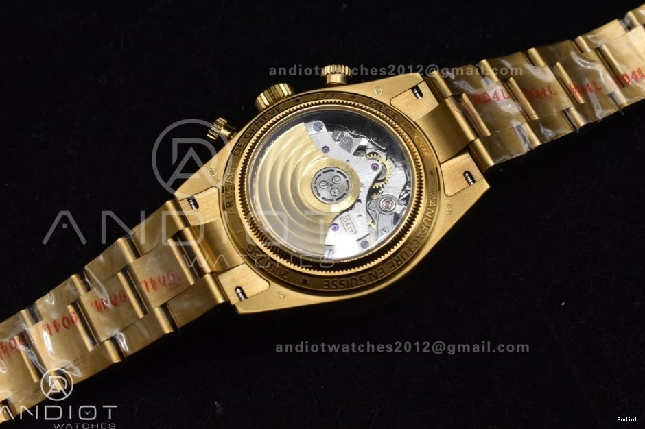 Best Dial YG YG 832 A on Edition YG Youthful Daytona Bracelet Black ADGF 0724